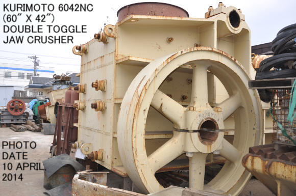 60“ x 42” jaw crusher for sale