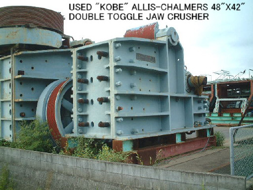 KOBE ALLIS CHALMERS 18 X 42″ JAW CRUSHER FOR SALE