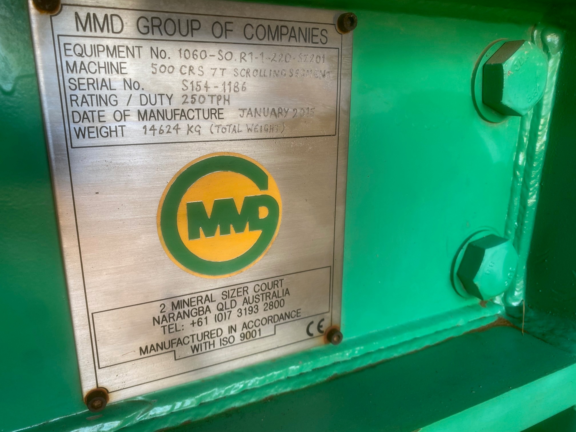 MMD SIZER FOR SALE 0.8