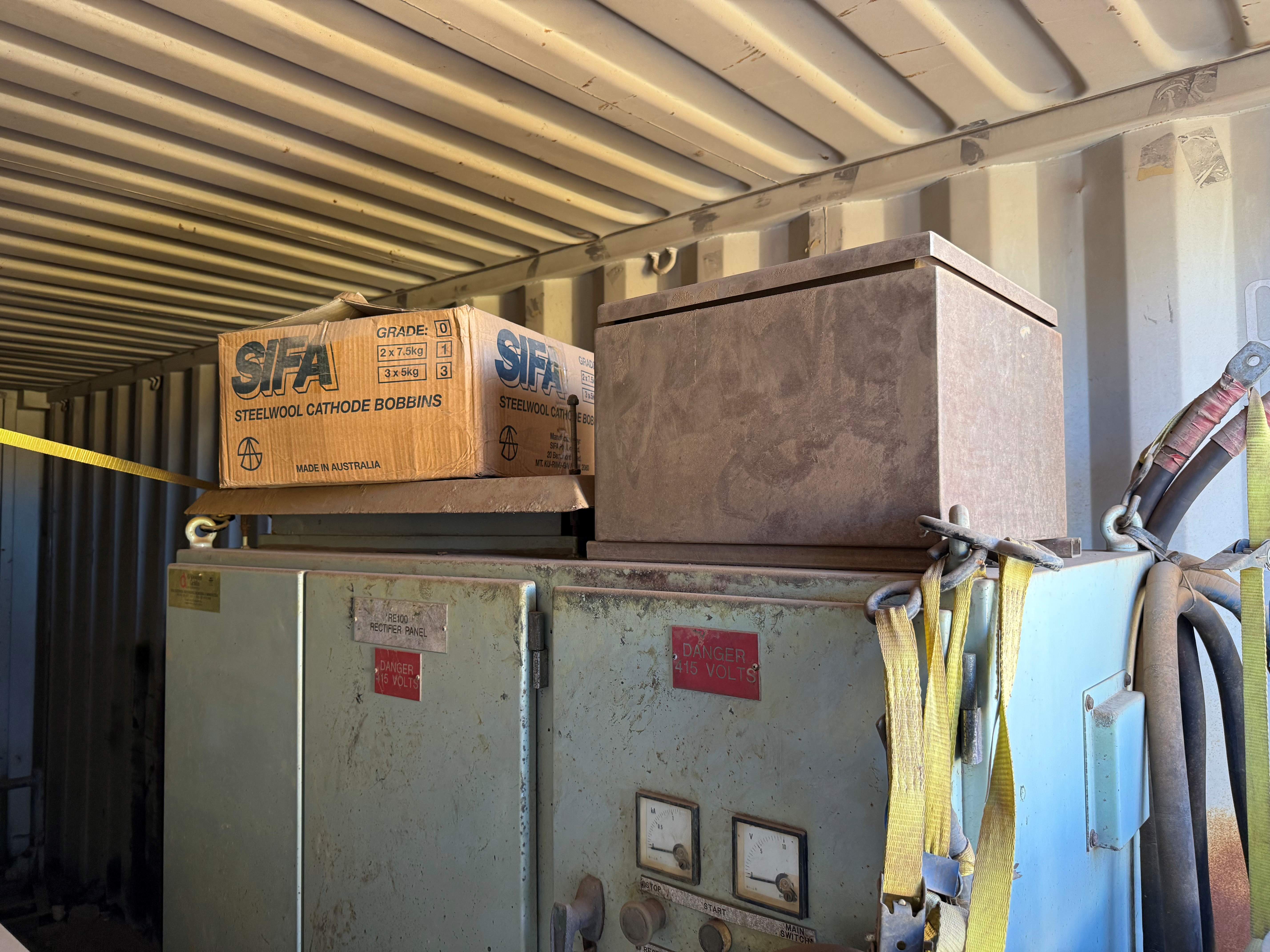 FOR SALE 1 x ELECTROWININNING CELL 0.3